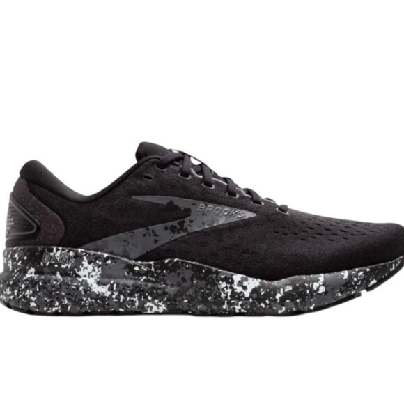 Brooks Ghost 16 Black Grey Mens Running Shoes Medium D Width 110418 1D 062 (NEW)
